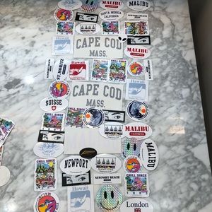 50 RARE BRANDY MELVILLE STICKERS!!